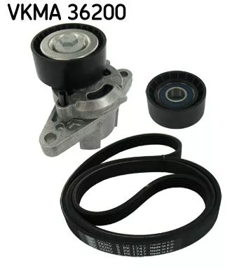 V-geribbelde riemset SKF VKMA 36200)