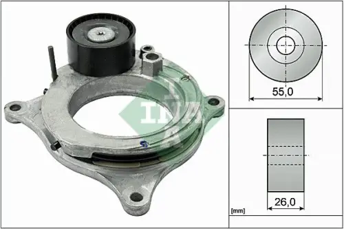 SPANNER, POLY V-RIEM Schaeffler INA 534 0598 10)