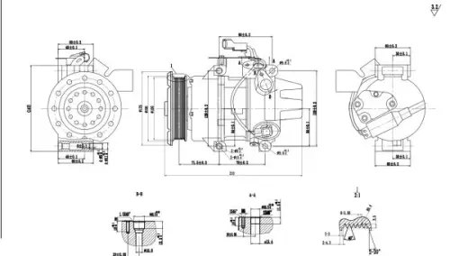 COMPRESSOR, AIRCONDITIONING MAXGEAR AC375681)