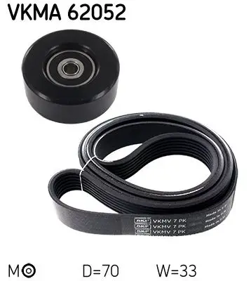 Poly V-riem set SKF VKMA 62052)