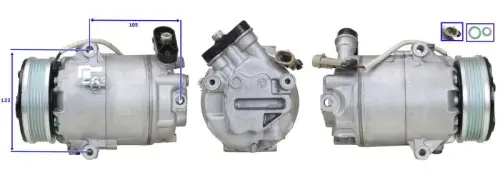 Compressor, airconditioning ELSTOCK 51-0418)
