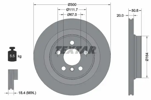 REMSCHIJF TEXTAR 92274503)