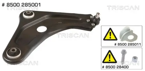 Draagarm, wielophanging TRISCAN 8500 285001)
