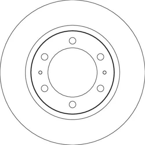 Remschijf TRW DF6726S)