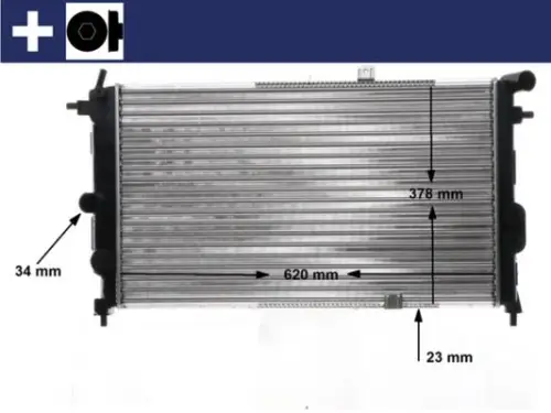 RADIATEUR MAHLE CR 438 000S)
