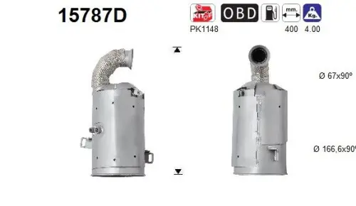 KATALIZATOR CITROEN DS3/C3 II 1,4HDI EURO 5 AS 15787D)