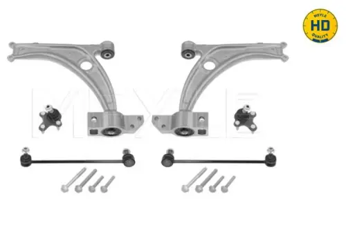 ZESTAW WAHACZY AUDI P. Q3 I (8U_) (06/11-12/18) SEAT ALHAMBRA II (710) (06/10-) DWA WAHACZ ZE SWORZNIAMI, ŁĄCZNIKAMI STAB. I ŚRUBAMI MEYLE 116 050 0338/HD)