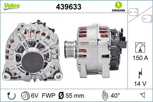 Dynamo / Alternator VALEO 439633)