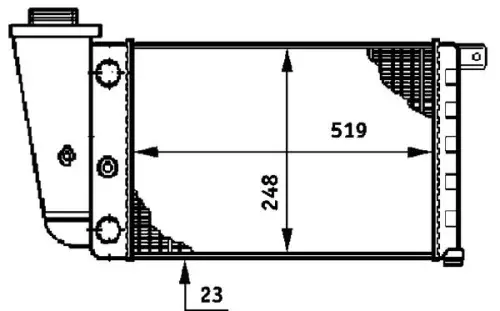 RADIATEUR MAHLE CR 617 000S)