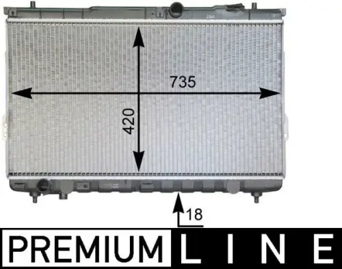 RADIATEUR MAHLE CR 1299 000P)
