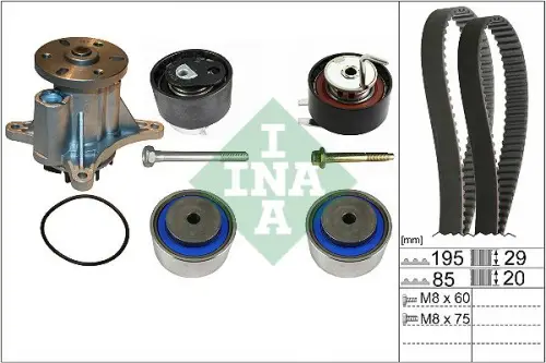 Waterpomp + distributieriem set Schaeffler INA 530 0764 30)
