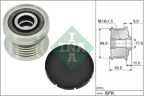 Dynamovrijloop Schaeffler INA 535 0361 10)