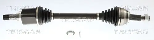 PÓŁOŚ NISSAN QASHQAI/ RENAULT KADJAR 1,6TCE LE 698MM TRISCAN 8540 25751)