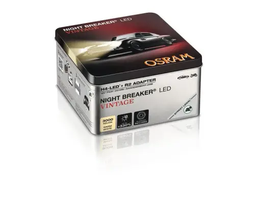 ŻARÓWKA NIGHT BREAKER LED VINTAGE H4 2SZT. (BRAK ECE) ams-OSRAM 64193DWNBVNT-2MB)