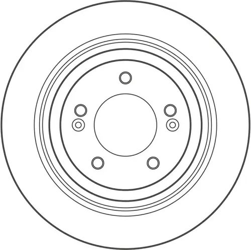 TARCZA HAM. HYUNDAI T. TUCSON 1,6-2,0 CRDI 15-23 TRW DF3955)