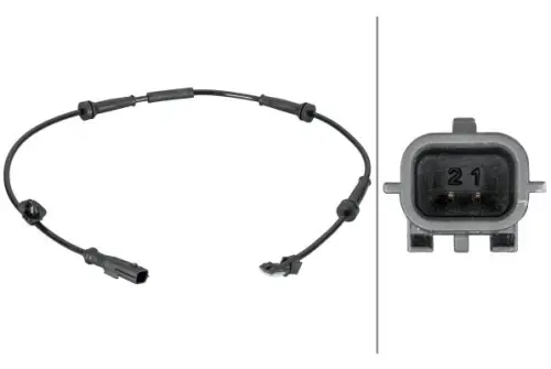 CZUJNIK ABS RENAULT P. KANGOO 1,2TCE 13- LE/PR HELLA 6PU 012 806-681)