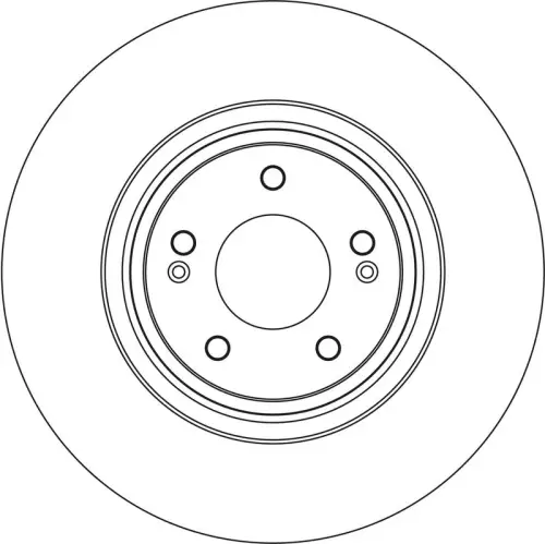 TARCZA HAM. HYUNDAI P. I30 2,0 17- TRW DF6538S)