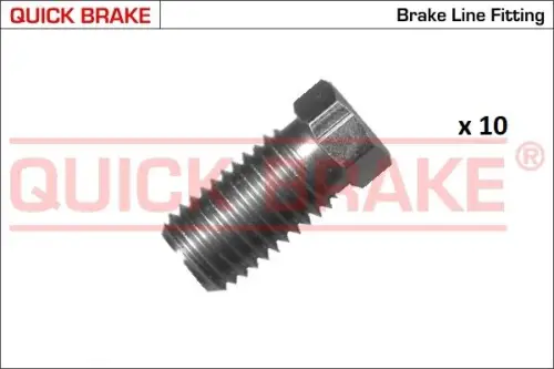 KPL=10SZT!!!! KOŃCÓWKA PRZEWODU HAM. M9X1,25 QUICK BRAKE 171-CI0217-10)