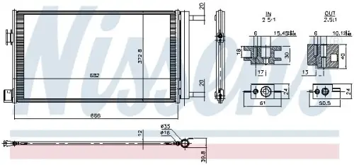 CONDENSOR, AIRCO NISSENS 941386)