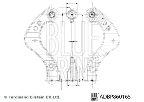 WAHACZ TOYOTA T. C-HR 1,2-2,0 16- PR BLUE PRINT ADBP860165)