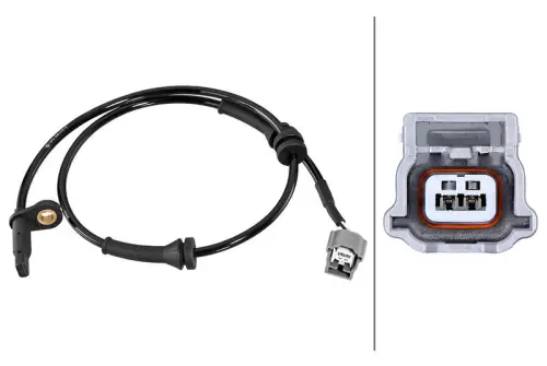 CZUJNIK ABS NISSAN P. QASHQAI 13- LE/PR HELLA 6PU 358 218-761)