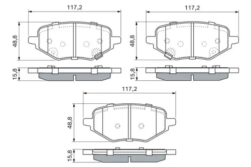KLOCKI HAM. MG T. HS/ZS 1,5 HYBRID/EV 18- BOSCH 0 986 460 326)