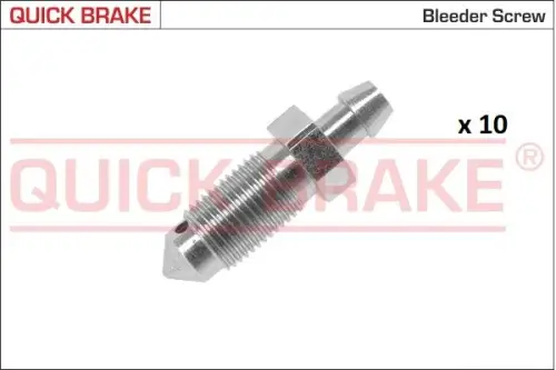 KPL=10SZT!!!! ODPOWIETRZNIK HAM. M10 X 1 S11 DŁ. 36,5 QUICK BRAKE 171-0019-10)