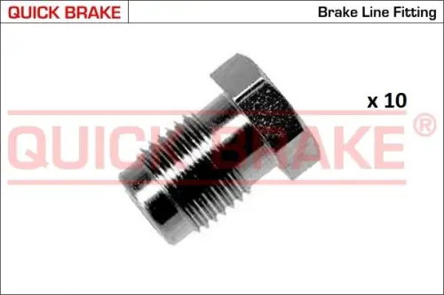 KPL=10SZT!!!! KOŃCÓWKA PRZEWODU HAM. M10X1 QUICK BRAKE 171-A-10)