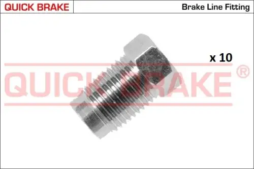 KPL=10SZT!!!! NAKRĘTKA PRZEWODU HAM. SZTYWNEGO M10X1 WEW.5 ZEW10X18.0 QUICK BRAKE 171-T-10)