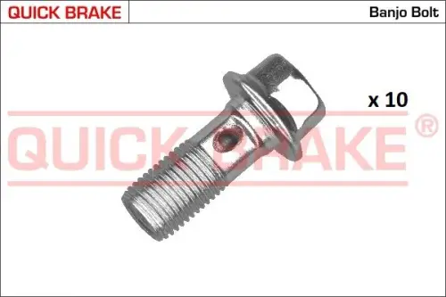 KPL=10SZT!!!! ŚRUBA PRZEWODU ELASTYCZNEGO - 10X1/31,4/S12 QUICK BRAKE 3256-10K)