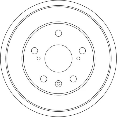 BĘBEN HAM. FIAT T. SEDICI 1,6 16V/1,9-2,0 D 06-14 BEZ ŁOŻYSKA TRW DB5027)