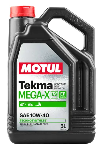 OLEJ MOTUL 10W40 5L TEKMA MEGA X LS EP / CK-4 / SN / M3477/3775 / VDS-4.5 / RLD-3 MOTUL 114185)