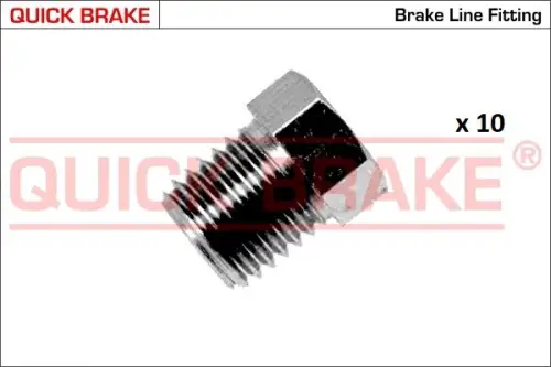 KPL=10SZT!!!! NAKRĘTKA PRZEWODU HAM. SZTYWNEGO M10X1.25 WEW.5 ZEW10X14.2 QUICK BRAKE 171-M-10)