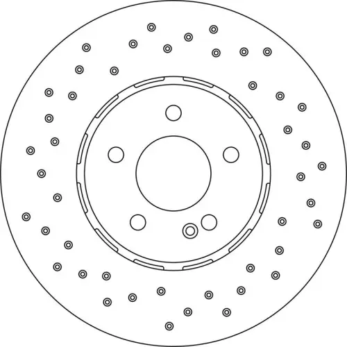 TARCZA HAM. DB P. W205/S205/C205/A205 1,5-2,2 14-23 TRW DF6699S)