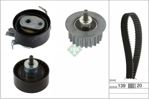ZESTAW ROZRZĄDU VOLVO 2,0 MILD-HYBRID S90 II/V60 II/XC60 II/XC90 II Schaeffler INA 530 0962 10)