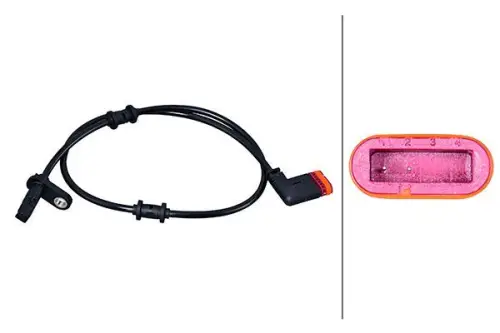 CZUJNIK ABS DB T. E, CLS  09- LE/PR HELLA 6PU 358 218-091)