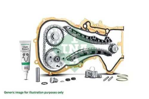 ZESTAW ŁAŃCUCHA ROZRZĄDU FORD 1,8-2,0 (134/54 OGNIWA) Schaeffler INA 559 1016 50)