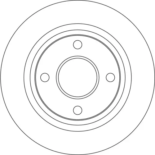 TARCZA HAM. FORD T. FIESTA 1,0-1,1/1,5 TDCI 17- TRW DF6759)