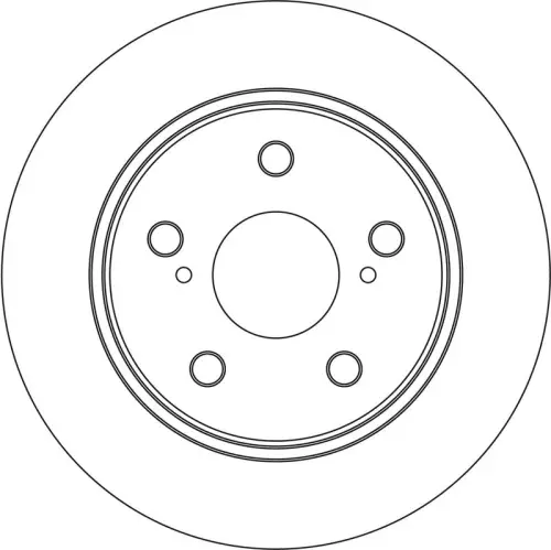 TARCZA HAM. TOYOTA T. COROLLA 1,5-1,6 VVTI 19- TRW DF6732)