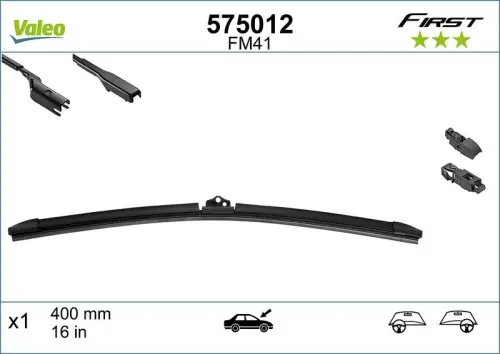 PIÓRO WYCIERACZKI FIRST MULTICONNECTION 400MM DACIA, LEXUS, RENAULT, SUBARU, TOYOTA VALEO 575012)