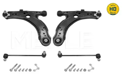 ZESTAW NAPR. ZAWIESZENIA AUDI P. A3 I (8L_) (09/96-09/06)  SEAT LEON I / TOLEDO II (1M_) (10/98-06/06) (WAHACZE+ŁĄCZNIKI) MEYLE 116 050 0336/HD)