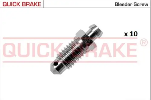 KPL=10SZT!!!! ODPOWIETRZNIK HAM. M8 X 1,25 S8 DŁ. 25,5 QUICK BRAKE 171-0100-10)