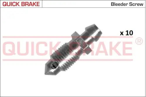 KPL=10SZT!!!! ODPOWIETRZNIK HAM. M10 X 1 S10 DŁ. 32 QUICK BRAKE 171-0016-10)