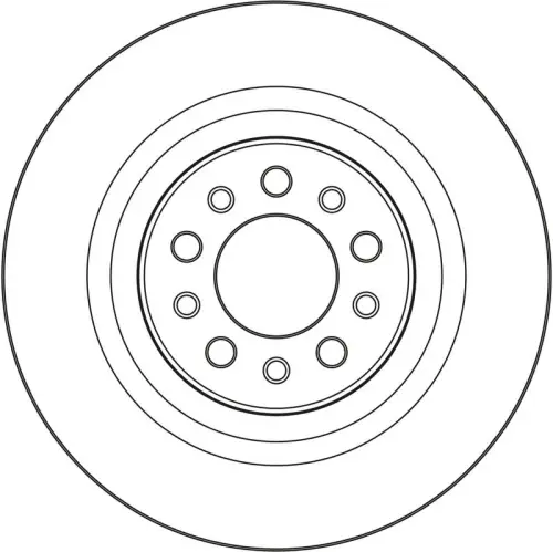 TARCZA HAM. JEEP T. CHEROKEE 2,0-3,2 4X4 15- TRW DF4068)