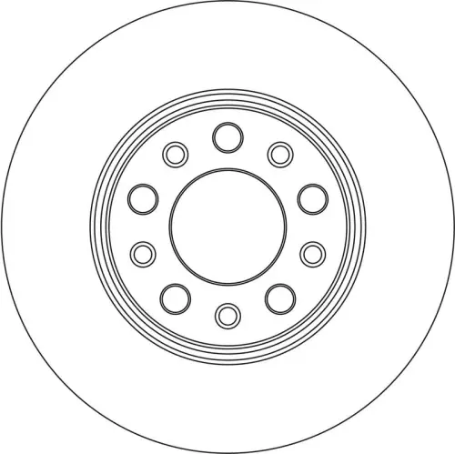 TARCZA HAM. JEEP T. COMPASS/RENEGADE 1,0-1,6/1,6-2,0 CRD 14- TRW DF4370)