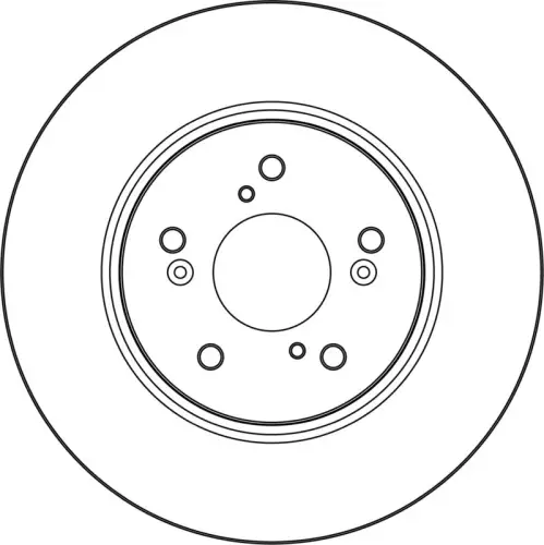 TARCZA HAM. HONDA P. CR-V 1,6-2,4 06-18 TRW DF4613S)
