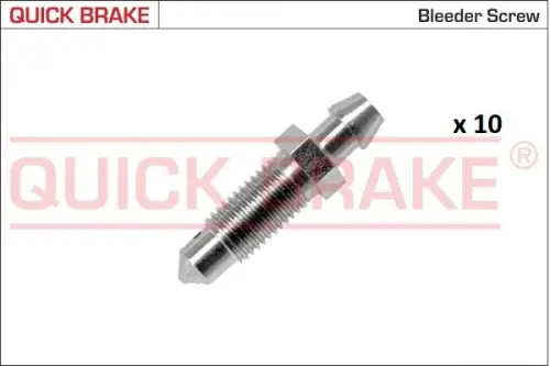 KPL=10SZT!!!! ODPOWIETRZNIK HAM. M8 X 1 S9 DŁ. 33,5 QUICK BRAKE 171-0090-10)