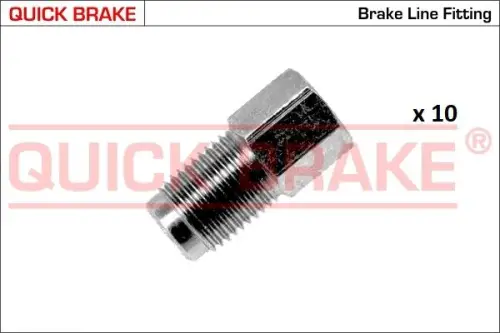 KPL=10SZT!!!! KOŃCÓWKA PRZEWODU HAM. M10X1 QUICK BRAKE 171-DL-10)