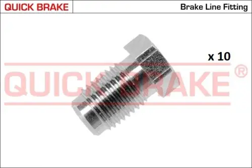 KPL=10SZT!!!! KOŃCÓWKA PRZEWODU HAM. 7/16 X 20 UNF ŚR. 5,0 12 X 21,5 QUICK BRAKE 171-PG-10)