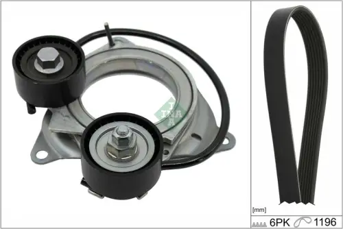 ZESTAW PASKA WIELOROWK. BMW 3,0 MILD HYBRID Schaeffler INA 529 0602 10)